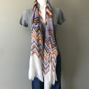 Do Everything in Love Chevron Scarf